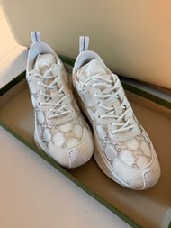 保證真品 Gucci 全新 閃鉆老爹鞋