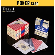 (SG Seller) Poker Card PVC material [Dear J]