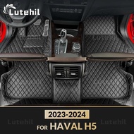 For HAVAL H5 2023 2024 Car Floor Mats Carpet Cover Interior Details Accessories Protective Pad Parts