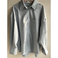 KEMEJA Ecinos baby blue shirt