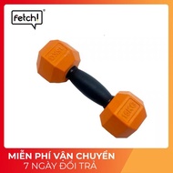 Pet toys shaped like gym weights