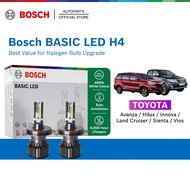 BOSCH BASIC LED H4 Halogen Headlight Retrofit Bulb - TOYOTA Avanza Hilux Innova Sienta Vios