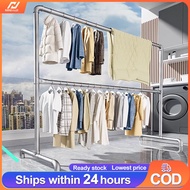 NINI 2m rak baju besi/stainless steel clothes hanger drying rack/ampaian baju murah/tempat sangkut b