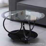 Tempered Glass Modern Clearance Table Simple Living Room Minimalist Light Luxury Home Coffee Table N