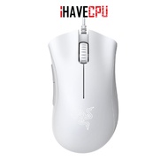 iHAVECPU MOUSE (เมาส์) RAZER DEATHADDER ESSENTIAL WHITE EDITION