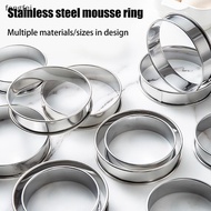 FF  8/9/10CM English Muffin Rings Crumpet Rings Double Rolled Tart Ring Round Stainless Steel Muffin