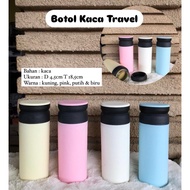 TRAVEL GLASS BOTTLE 500ml