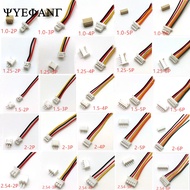 10 sets sh 1.0mm JST 1.25mm zh 1.5mm Ph 2.0 XH 2.54mm 2pin/3/4/5/6/7/8/10p male & female plug connec