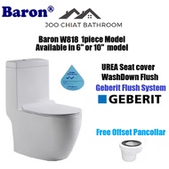 Baron W818 Rimless Flushing toilet bowl Geberit