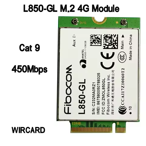 L850-GL FDD-LTE TDD-LTE 4G Card 4G Module For Notebook Laptop