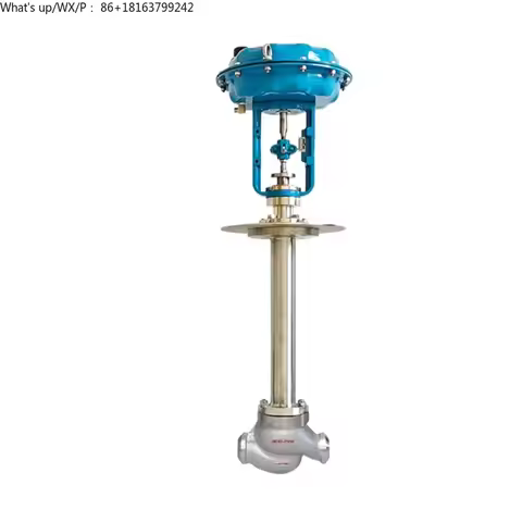 Pneumatic Diaphragm Cryogenic Control Valve (-196°C), SS316, ISO/CE, for LNG & Oxy gen Systems
