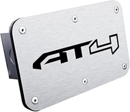 Au-TOMOTIVE GOLD, INC. Officially Licensed Class III Trailer Hitch Plug for GMC AT4 (Brushed)