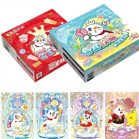 KAYOU Mixue Ice Cream Tea Sweet Pack Series 2 Collectible Cards Genuine Snow King Co-branded Cards A