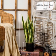 Artificial Snake Plant Fake Sansevieria Perfect Faux Plants for Home Garden Office Store Decoration