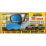 Lexus nx200 nx200t nx300 rx200 rx200t side mirror winker led blue lens lamp fog light nx rx bodykit 