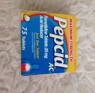 Pepcid AC max strength Famotidine 20Mg Acid Reducer Just On 75 tab