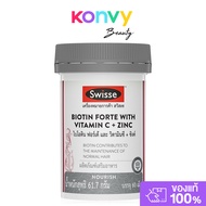 SWISSE Biotin Forte With Vitamin C + Zinc 60 Tablets