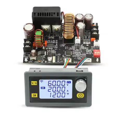 XY6020L 60V 20A 1200W Buck Converter CC CV Step-Down Module LCD Adjustable Regulated Stabilized Volt