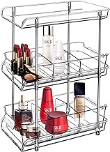 foroyalife 3 Tier 1 Pack Clear Pull-Out Home Organizers with 2pcs Storage Drawers, Multi-Purpose Slide-Out Organizers and Storage, Bathroom Organizer, Kitchen Organizer, Medicine Organizer Cabinet