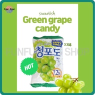 [LOTTE] Green grape candy 153g (595kcal) 1 pack or 2 pack