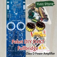 Paket DIY D4K7 fullbridge Full fitur class d Power Amplifier