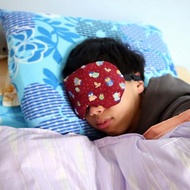 貓頭鷹~紅豆溫敷眼罩 睡眠眼罩 mask 可替換調長短