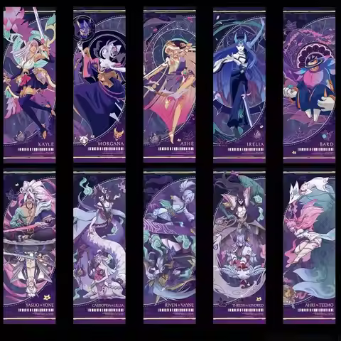 Spirit Blossom Theme Card Blindbox Ashe Kayle Morgana Irelia Bard YasuoYone Cassiopeialillia RivenVa