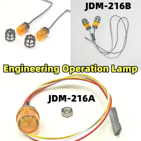 Universal Engineering Operation Lamp JDM-216 For 1/ 14 Tamiya RC Lesu Scania 770S Dump Truck Remote 