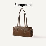 Songmont Yore Baguette Bag Chic Leather Shoulder Bag Hand-Carry Bag