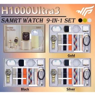 Jam Tangan Pintar H1000ultra3 Jam Tangan Panggilan Bluetooth 9-dalam-1 Jam Tangan Kaunter Langkah La