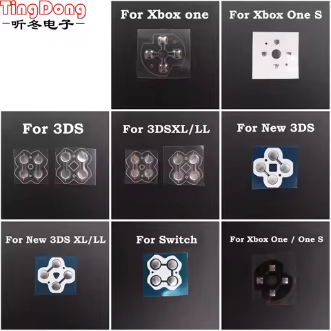 For Xbox One For Switch Controller DPads D-Pad Metal Dome Snap PCB Board buttons Conductive FIlm For