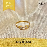 Preloved 916 Gold Min H Logo (Ring)