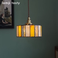 ญี่ปุ่น Vintage Handmade ทองเหลืองแก้วจี้สําหรับ B & B ห้องนอนร้านกาแฟเคาน์เตอร์บาร์ Tea Room Fish L