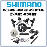 Shimano Ultegra R8170 Di2 Disc Brake 12 Speed Groupset [Ready Stock] For Road Bicycle & Cycling