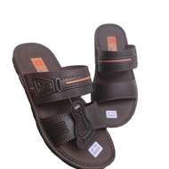 Sandal Selop Jigger Kulit Sintetis Anti Licin untuk Pria