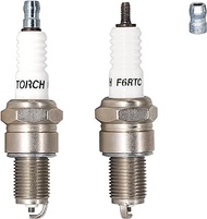 2 PACK Torch F6RTC Spark Plug Replace for NGK 7131/BPR6ES, for Bosch 7995/WR6DC 7900/WR7DC, for Champion RN9YC RN10YC RN11YC, for Denso 3047/W20EPR-U, for Autolite 63 64 4263, for AcDelco 41-601, OEM