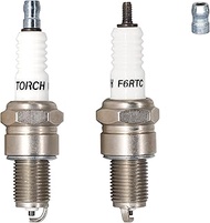 Engine Spark Plug 2pcs F6RTC Spark Plug Replace for N GK BPR6ES,for Bos ch WR6DC WR7DC,for Cham pion