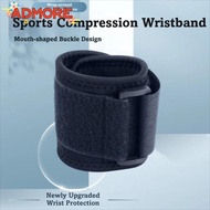 ADMORE Compression Wristband, Soft Breathable Wrist Support Brace, Compression Support Adjustable Sa