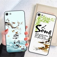 Oppo A39 / A57 / A59(F1s) / A71 /A83 case with calligraphy, feng shui, herb, wealth, fortune, peace