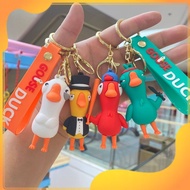GANTUNGAN Goose Goose Duck Keychain Duck Cute Duck Keychain Children's Gift Souvenir