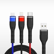 GaN氮化鎵65W 三接口USB-A+USB-C+USB-C/PD電源供應器 / 充電組