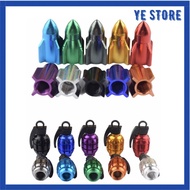 【1 BIJI】Sport Rim Wheel Lock NutCar/MotorTyre AirCap Multi Color Penutup Tayar Tube Angin Moden ProtonPeroduaToyotaHonda