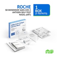 Roche SD Biosensor SARS-CoV-2 COVID-19 Antigen Self-Test Nasal (ART), 5 Test Kits/Box – SG Ready Stock!