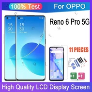 Original OPPO Reno 6 Pro 5G Reno 6 Pro (Snapdragon) LCD Display Touch Screen With Frame Replacement