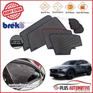 Breko Sun Shade High Quality Car Magnetic Sunshade [Front / Rear Windscreen] (6 Pcs) for Mazda CX30 