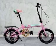 BARU Sepeda Lipat Anak Perempuan 16 inch Merk Kouan BERKUALITAS