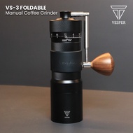 Vesper manual coffee grinder VS-3 FOLD external adjustable setting 8stars ghost teeth burr manual co