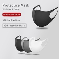 Flor de amor 3D Face Mask Washable Korean Fashion Cloth Mask High Quality Reusable Face Masks