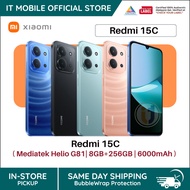 REDMI 15C Smartphone 6GB + 128GB / 8GB + 256GB ROM MediaTek Helio G81-Ultra 6000mAh Large Battery