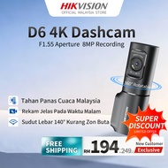 New Store Limited-Time Offer｜Hikvision D6 Dashcam Super Capacitor RTC, Unit Only (NO SD Card), 4K HD